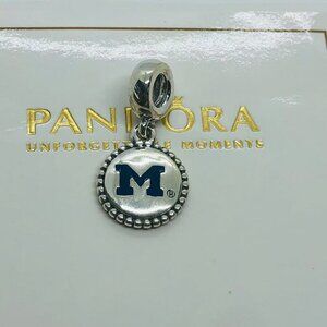 ✨🔥Pandora University of Michigan Dangle Charm
